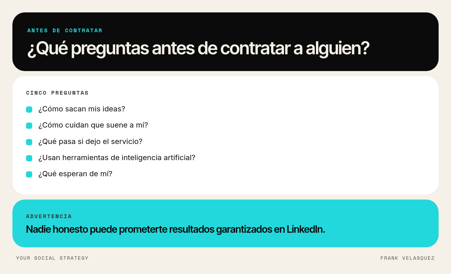 Cinco preguntas para hacer antes de contratar a un ghostwriter de LinkedIn